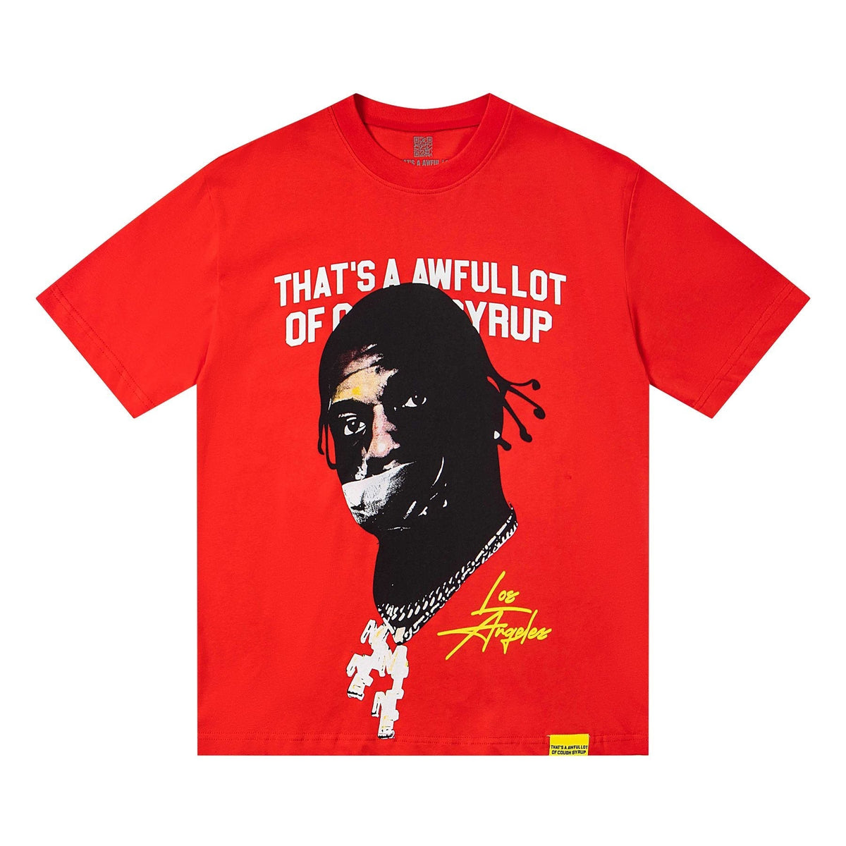 THAT'S A AWFUL LOT OF COUGH SYRUP Portrait Graphic T-Shirt — front