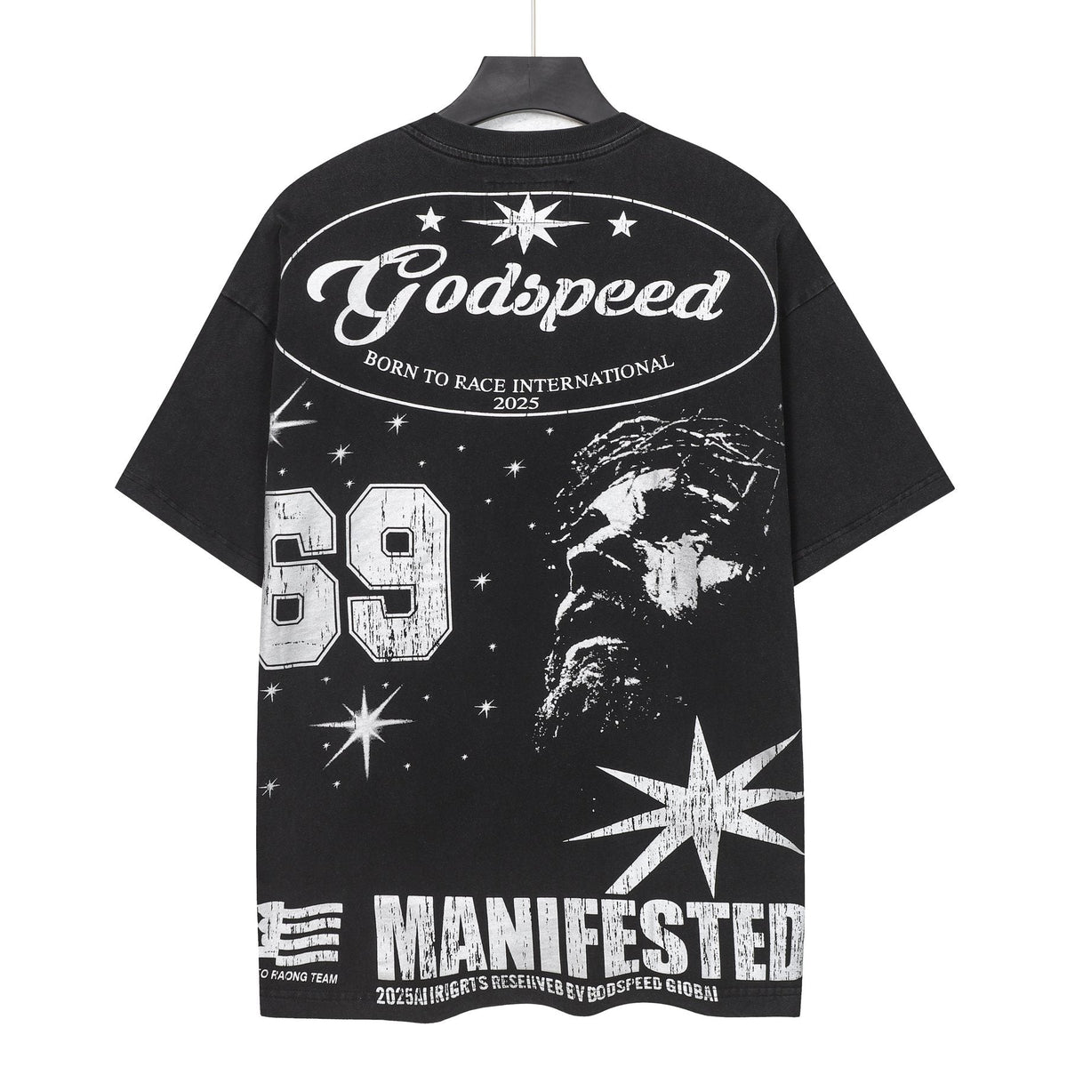 Godspeed Born to Race Graphic T-Shirt — back