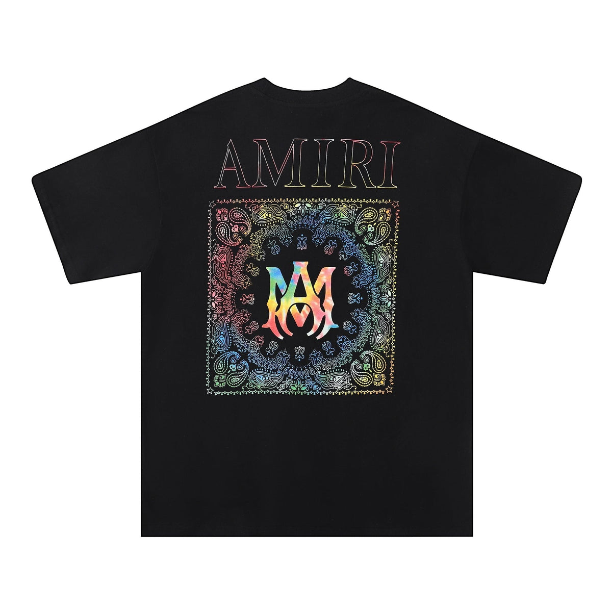 AMIRI Rainbow Bandana Back Graphic T-Shirt — hero