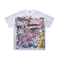 MAJESTIK Distressed Rhinestone Graphic T-Shirt — hero
