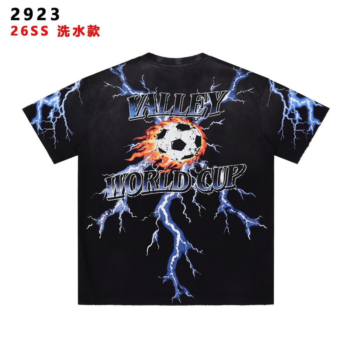 Valley Dreams World Cup Tiger Soccer Graphic T-Shirt — back