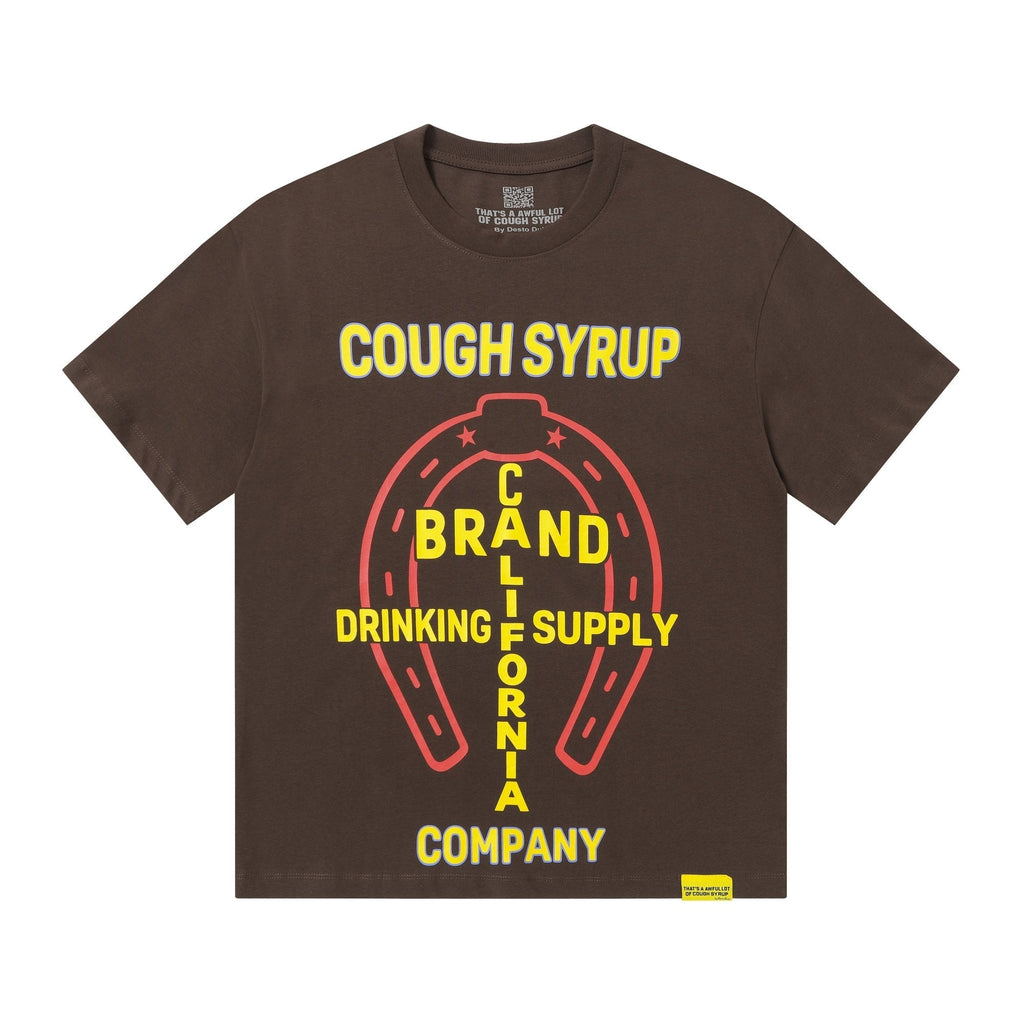 THAT'S A AWFUL LOT OF COUGH SYRUP Bull Lightning Graphic T-Shirt — hero