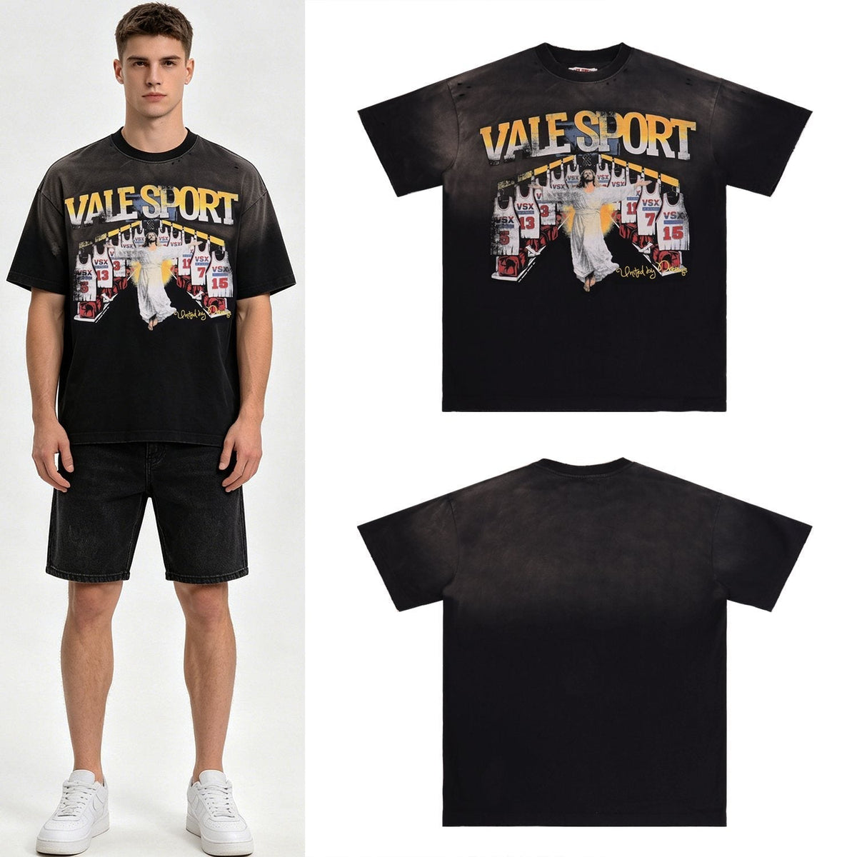 Valley Dreams Jesus Jersey Graphic T-Shirt — context