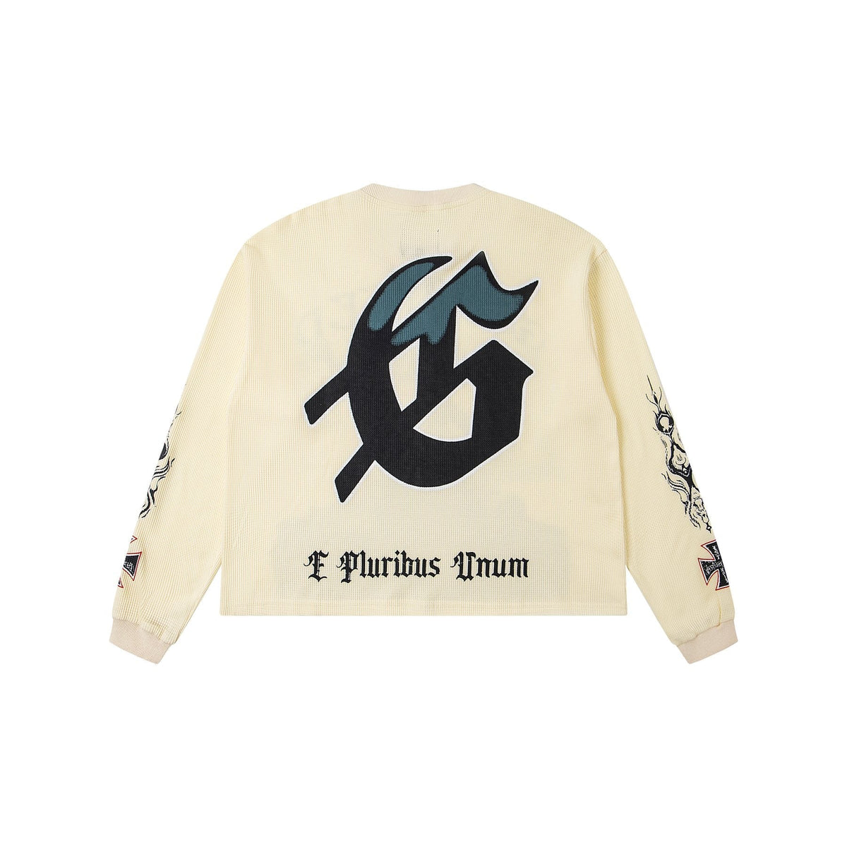 Godspeed E Pluribus Unum Graphic Long-Sleeve T-Shirt — back