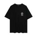Chrome Hearts Rainbow Floral Cross Graphic T-Shirt — front