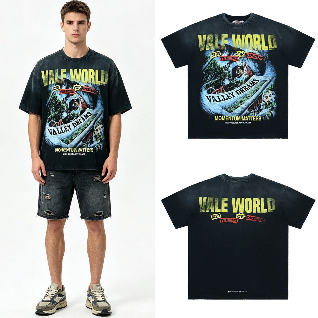 Valley Dreams Vale World Ride Graphic T-Shirt — context