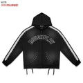 Rough Play Studded Stripe Full-Zip Hoodie — hero